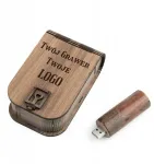 Medinis Usb atmintukas 8gb, Usb 2.0 su dėžute