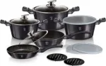 Puodų rinkinys 13 dalių BERLINGER HAUS BH/6886 Metallic Line Carbon Pro Edition
