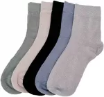 M-SOCKS Kojinės Modal Juodas Pilkas Mėlyna rusvai gelsvas KOJ 2023