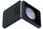 &bdquo;Samsung Galaxy Flip5&ldquo; silikoninis dangtelis su &bdquo;Indigo&ldquo; žiedu
