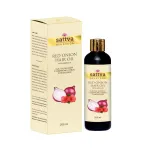 Raudonųjų svogūnų aliejus plaukams Raudona Onion, Sattva Ayurveda, 200ml