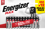 Elementai ENERGIZER MAX, AAA/LR03, 1.5V, 12vnt