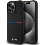 BMW M Silikoninis Pattern MagSafe Apple iPhone 15 Pro Max - dėklas telefonui juodos spalvos