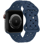 Beline apyrankė Apple Watch silikoninė Woven 42/44/45/49mm mėlynos spalvos box