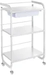 Beauty System Kosmetologinis vežimėlis PRO 027 Baltas