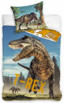 MCU Dinozauro &bdquo;T-REX&ldquo; patalynė 140 x 200, 100 procentų medvilnė
