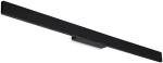 Ideal Lux 20W LED linijinis sieninis &scaron;viestuvas LINEA, juodas, 3000K, IP54, 313498