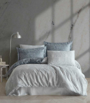 Riposo Premium satino medvilnės patalynės komplektas Pietro Ice 200x220 cm