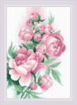 Uab Riolis Kryželiu siuvinėjimo rinkinys &bdquo;Lush Peonies&ldquo; 21x30 SR2138
