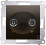 Kontakt Simon GN.RTV END/SWITCH.BROWN SIMON54