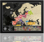 UAB Smagos Nutrinamas žemėlapis Europa su rėmeliu