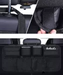 Juodas Bonn automobilio organizatorius automobilio bagažinei ant atlo&scaron;o