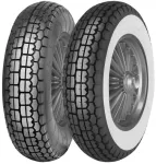 Motociklo padanga Mitas B-13 Baltas WALL 3,50-8