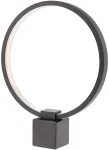 12W LED stalo &scaron;viestuvas ADO, juodas, 3000K, dimeriuojamas