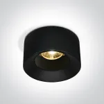 12W LED įleidžiamo montavimo &scaron;viestuvas, juodas, 3000K, 10112A/B/W