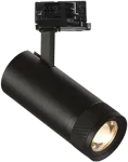 25W LED akcentinis &scaron;viestuvas į 3 fazių bėgelius EOS, juodas, 2700K, 340814