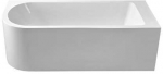Vonia, laisvai pastatoma Masterjero K29775R, 170 cm x 75 cm x 56 cm, de&scaron;ininė, baltos spalvos.