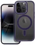 OEM dėklas, skirtas iPhone 14 PRO, spalvotas &bdquo;Edge Mag Cover&ldquo;, suderinamas su &bdquo;MagSafe&ldquo; violetinė
