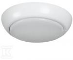 Kanlux Plafoniera lubinis &scaron;viestuvas 2x15W E27 II kl. 220-240V IP44 ERTON 240 OP-W baltas apvalus 35771