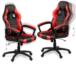Žaidimų kėdė Smart Gamers, juoda ir raudona