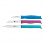 ZWILLING TWIN GRIP 3 peilių rinkinys, įvairių spalvų