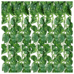 Dantų &scaron;epetėlis Realprices 5x Dirbtinės Gebenės Sienos Balkonui Augalų Lapai Pakabinamos Dekoracijos 11,5 m