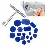 Realprices Automobilio kėbulo įlenkimų &scaron;alinimo rinkinys su plaktuku ir 18 grybų