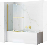Vonios sienelė Rea Fabian, 100 cm, Brushed Gold