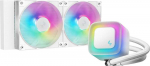 DeepCool LE240 WH V2 Processor All-in-one liquid cooler 12 cm Baltas 1 pc(s)