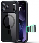 ESR Classic Hybrid Dėklas Apple iPhone 17 Pro Max, skaidrus juodos spalvos