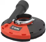 Dulkių gaubtas &scaron;lifavimui 180 mm, betoninėms tinko grindų medienos, &scaron;lifuoklio priedas, dulkių gaubtas