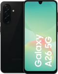 I&scaron;manusis telefonas Samsung Galaxy A26 5G A266 Dual Sim 6GB RAM 128GB Enterprise Edition - Juodas