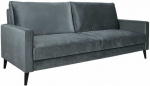 Home4You Velvet Sofa-lova ANNA su daiktadėže, pilkas aksomas