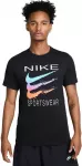 Nike Mar&scaron;kinėliai Vyrams M Nsw Tee 6Mo Swsh Juodas HQ8094 010
