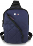 Dėklas BMW Nylon Pocket & Metal Logo Crossbody Phone Bag - Navy Mėlyna