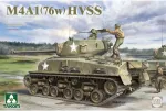 Takom Sherman M4A1 76W HVSS tanko plastikinis surinkimo rinkinys (2205)