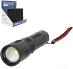 LED įkraunamas žibintuvėlis X-MPR 3, juodas, 6000K