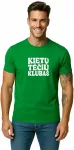 Vyri&scaron;ki žali mar&scaron;kinėliai Kietas tėtis (baltas)