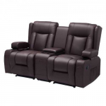 Vevor Dviejų vietų atlo&scaron;iama sofa su centriniu console
