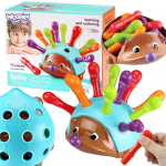 &bdquo;Woopie Arcade&ldquo; žaidimas &bdquo;Jeżyk Sorter Montessori&ldquo; mokymosi numeriai ir spalvos 4in1