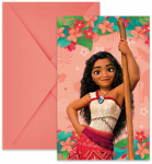 &bdquo;Disney Vaiana Sailing Spirit&ldquo; vakarėlio kvietimai, 6 vnt., FSC
