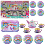 ProNice DUŻY Rinkinys DO HERBATY JEDNOROŻEC TACKA TALERZYKI FILIŻANKI Rinkinys KUCHENNY