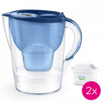 BRITA Filtravimo ąsotis 3.5l marella xl + 2 įdėklai filtrujące maxtra pro pure performance, mėlyna