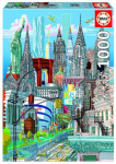 Educa Dėlionė (puzzle) 1000 NEW YORK, CARLO STANGA 14-99metų
