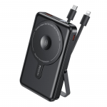 Yesido Powerbank YP72 10 000 mAh 22.5W USB-A+C + kabelis USB-C+iP, JUODA