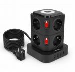 Sumu&scaron;tinių keptuvas mPTech Sp. z o.o. Huslog Vertical power strip with LED