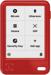 Kietasis diskas Ledger Nano Gen 5 Cherry Raudona Crypto Hardware Wallet with Recovery Key