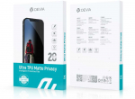 Plėvelių rinkinys karpymo mechanizmui Devia Ultra Intelligent TPU Matte Privacy 20vnt.