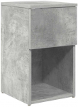 Lovos spintelė Betono pilka 29 x 31,5 x 49 cm Apdirbta mediena