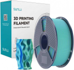 Sunlu PLA+ Silk Dual Color Filament (mėlynas-žalias)